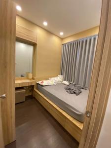 phòng ngủ căn hộ  2+1phòng ngủ the sun avenue Căn hộ tầng trung The Sun Avenue với đầy đủ nội thất.