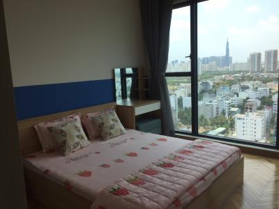 Không gian căn hộ Feliz En Vista, Quận 2 Căn hộ Feliz En Vista tầng cao đón view Landmark 81, đầy đủ nội thất.