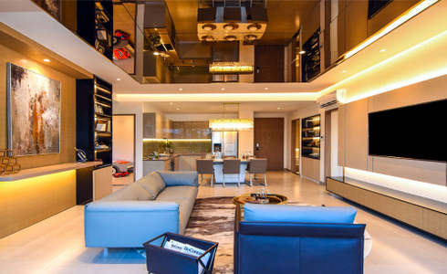 Nhà mẫu căn hộ Sky 89 An Gia, Quận 7 Căn hộ Sky 89 An Gia tầng 17 thiết kế 2 phòng ngủ, nội thất cơ bản.