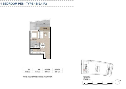 Layout căn hộ The Metropole Thủ Thiêm, Quận 2 Căn hộ The Metropole Thủ Thiêm ban công rộng rãi, đón gió mát.