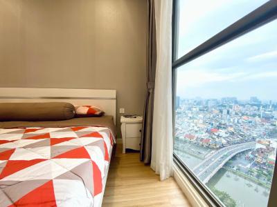 Căn hộ Masteri Millennium quận 4 Căn hộ Masteri Millennium tầng 29 nội thất đầy đủ, ban công Tây Bắc