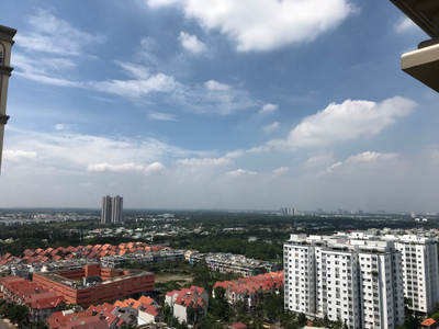 View căn hộ Saigon Mia, Huyện Bình Chánh Căn hộ Saigon Mia hướng ban công nam đầy đủ nội thất diện tích 56m²