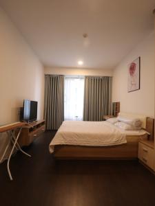 Phòng ngủ căn hộ The Tresor Căn hộ tầng cao The Tresor nội thất đầy đủ view thành phố thoáng mát.