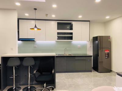 phòng bếp căn hộ riviera point Căn hộ Riviera Point tầng cao, đón view sông thoáng mát.