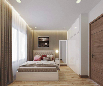 Căn hộ Eco Green Saigon, Quận 7 Căn hộ Eco Green Saigon tầng 25 cửa hướng Đông Nam, đầy đủ nội thất.