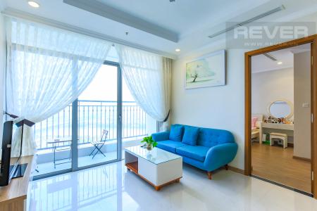 Phòng Khách Căn hộ Vinhomes Central Park tầng cao L2, 3 phòng ngủ, nội thất đầy đủ