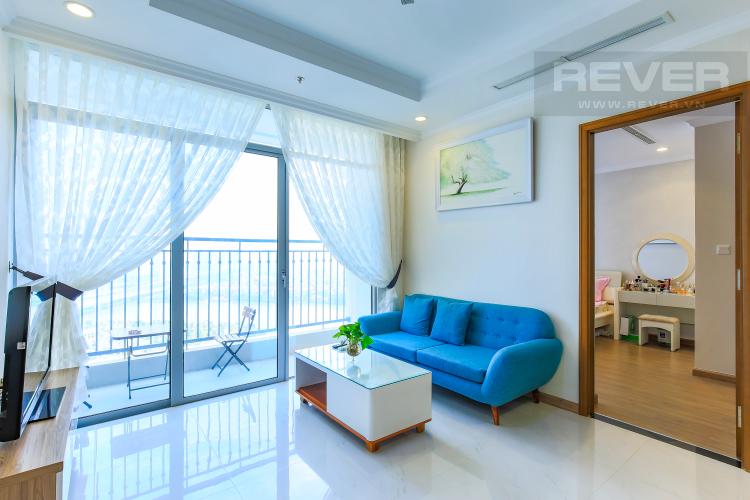 Phòng Khách Căn hộ Vinhomes Central Park tầng cao L2, 3 phòng ngủ, nội thất đầy đủ