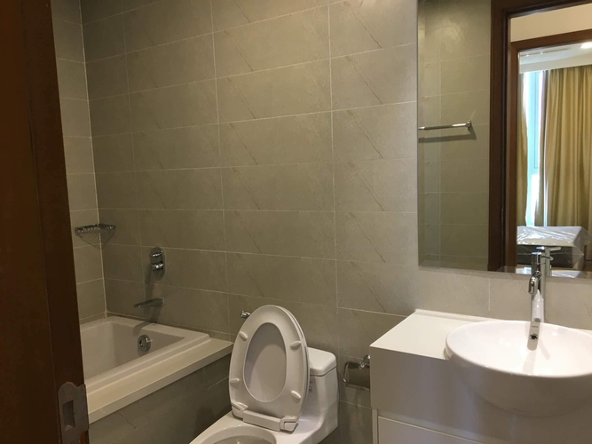 Căn hộ Vinhomes Central Park, Quận Bình Thạnh Căn hộ tầng 12 Vinhomes Central Park có 1 phòng ngủ, đầy đủ nội thất.