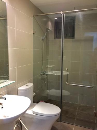 nhà tắm căn hộ Masteri Thảo Điền Căn hộ Masteri Thảo Điền ban công hướng Bắc, view sông.