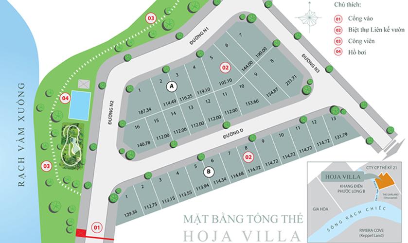 Hoja Villa - mat-bang-biet-thu-hoja-villa-quan-9