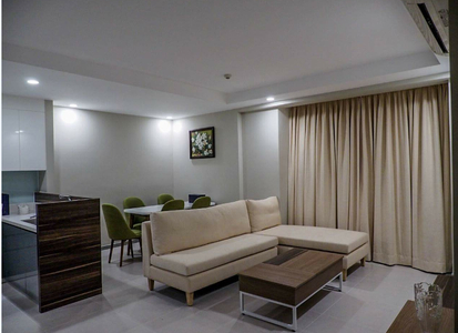 Căn hộ The Gold View, Quận 4 Căn hộ The Gold View tầng 31 diện tích 80m2, đầy đủ nội thất.