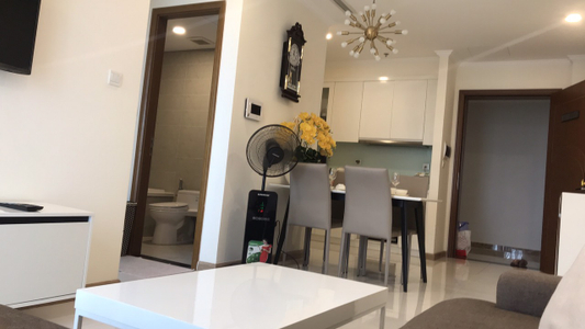 Căn hộ Vinhomes Central Park, Quận Bình Thạnh Căn hộ Vinhomes Central Park tầng 12A thiết kế kỹ lưỡng, có 1 phòng ngủ.