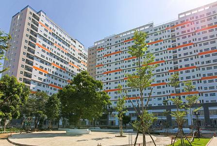 Căn hộ 9 View Apartment, Quận 9 Căn hộ 9 View Apartment cửa hướng Tây Bắc, view nội khu.