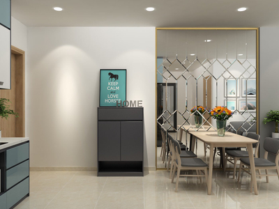 Căn hộ Vinhomes Grand Park, Quận 9 Căn hộ Vinhomes Grand Park tầng 30 cửa hướng Đông Nam, đầy đủ nội thất.