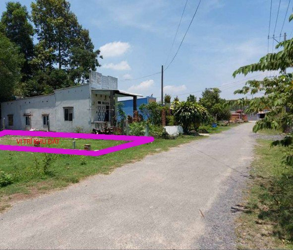 Đất nền Huyện Củ Chi Đất nền diện tích 136.2m2 vuông vắn, gần Công ty dệt Kim Hưởng Hồng.