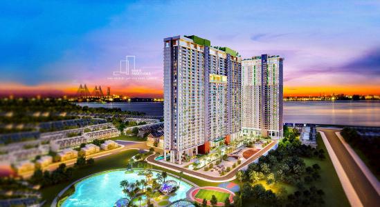 building căn hộ river panorama Căn hộ River Panorama hướng ban công nam nội thất cơ bản diện tích 62m²