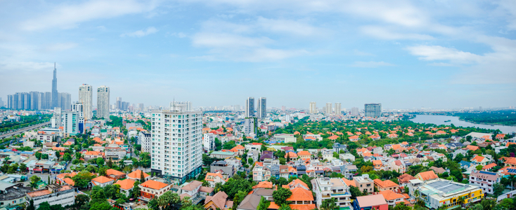 view Căn hộ Masteri Thảo Điền, Quận 2 Căn hộ Masteri Thảo Điền tầng 21 thiết kế 2 phòng ngủ, đầy đủ nội thất.