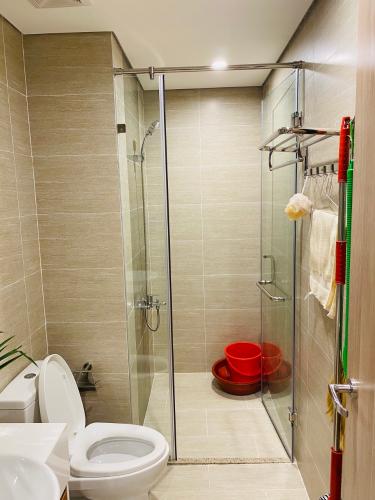 Phòng tắm căn hộ Vinhomes Grand Park, Quận 9 Căn hộ Vinhomes Grand Park view tầng cao nội khu yên tĩnh.