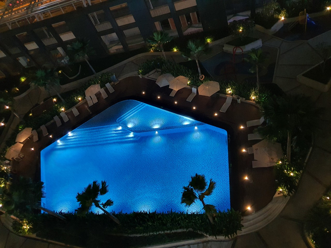 Tiện ích căn hộ Masteri Thảo Điền, Quận 2 Căn hộ tầng 11 Masteri Thảo Điền view nội khu hồ bơi, đầy đủ nội thất.