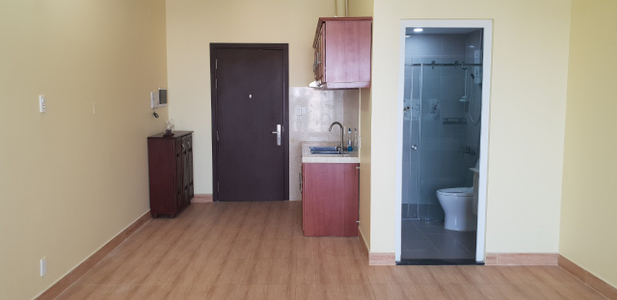 Officetel Wilton Tower, Quận Bình Thạnh Officetel Wilton Tower tầng 3 diện tích 38.5m2, nội thất cơ bản.