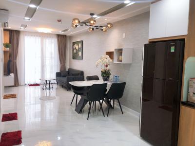 Phòng khách căn hộ SAIGON SOUTH RESIDENCE Căn hộ Saigon South Residence 2PN, diện tích 75m2, đầy đủ nội thất, ban công hướng Bắc