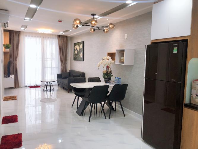 Phòng khách căn hộ SAIGON SOUTH RESIDENCE Căn hộ Saigon South Residence 2PN, diện tích 75m2, đầy đủ nội thất, ban công hướng Bắc