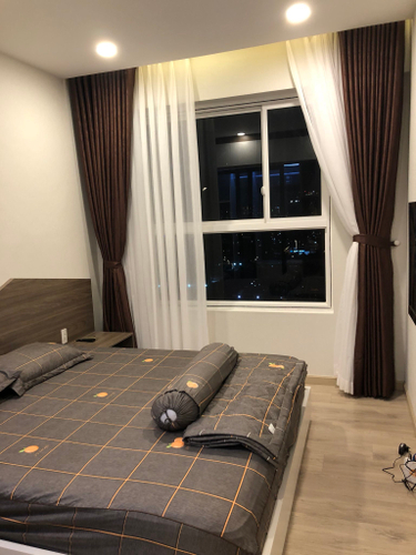 Phòng ngủ Sunrise Riverside Căn hộ Sunrise Riverside tầng 20 cửa hướng Nam, ban công hướng Bắc.