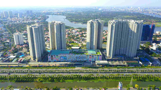 Căn hộ Masteri Thảo Điền, Quận 2 Penthouse Masteri Thảo Điền tầng 41 view đón gió, bàn giao thô