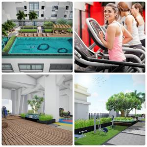 Tiện ích căn hộ Saigon Royal Căn hộ Saigon Royal view nội khu tầng cao đón gió thoáng mát.