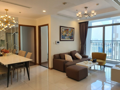 Căn hộ Vinhomes Central Park, Quận Bình Thạnh Căn hộ Vinhomes Central Park tầng 28, không giang thoáng mát và yên tĩnh.