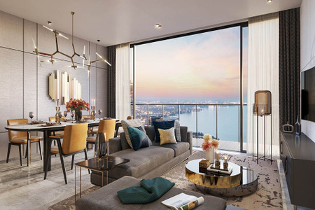 Nhà mẫu căn hộ The Metropole Thủ Thiêm, Quận 2 Căn hộ The Metropole Thủ Thiêm thiết kế hiện đại, nội thất cơ bản.