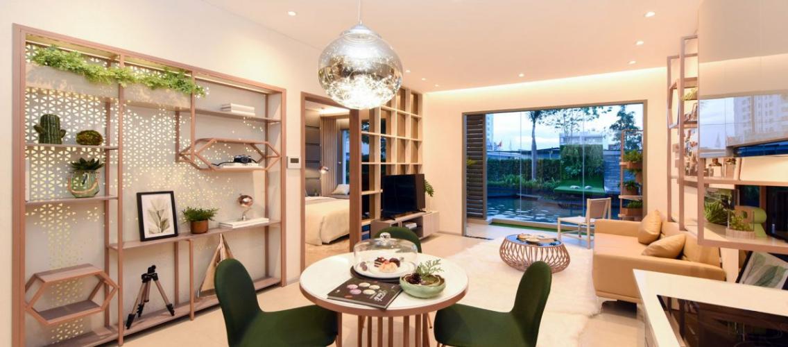 Nhà mẫu Sky 89 An Gia Căn hộ Sky 89 An Gia tầng cao, bàn giao nội thất cơ bản.