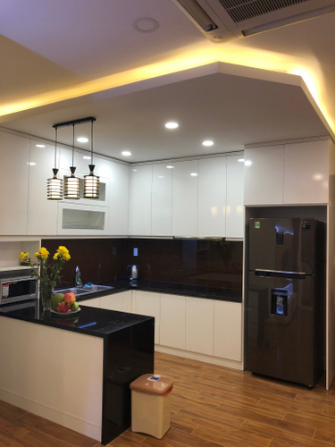 Nội thất Sunrise Riverside Căn hộ Sunrise Riverside tầng 20 cửa hướng Nam, ban công hướng Bắc.