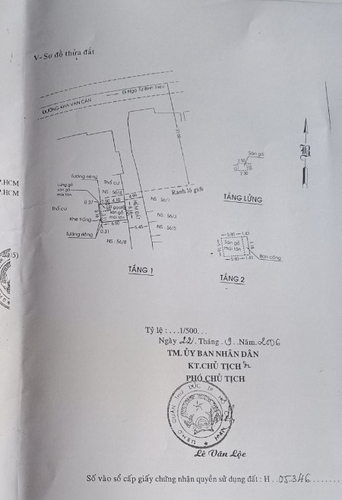 Bản vẽ nhà phố Quận Thủ Đức Nhà phố kết cấu 1 trệt 1 lầu cửa hướng Đông thoáng mát, nội thất cơ bản.