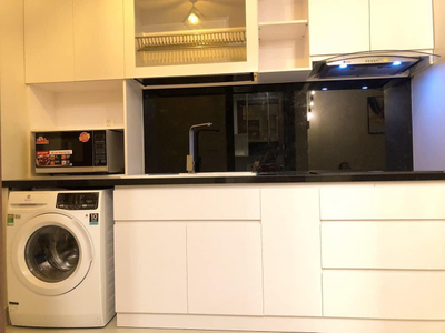 Căn hộ Masteri Millennium, Quận 4 Officetel Masteri Millennium tầng thấp tiện di chuyển, đầy đủ nội thất.