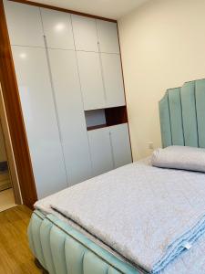 Phòng ngủ căn hộ Vinhomes Grand Park, Quận 9 Căn hộ Vinhomes Grand Park view tầng cao nội khu yên tĩnh.