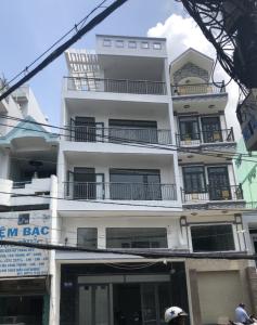 Nhà phố mặt tiền đường Hưng Phú, thiết kế nhà đúc 5 tầng đúc kiên cố.