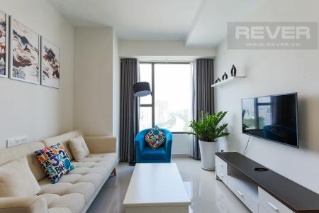 Phòng Khách Căn hộ RiverGate Residence 2 phòng ngủ tầng trung tháp A view sông