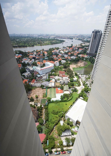 View căn hộ Masteri Thảo Điền, Quận 2 Căn hộ Masteri Thảo Điền tầng 31 view sông Sài Gòn, đầy đủ nội thất.