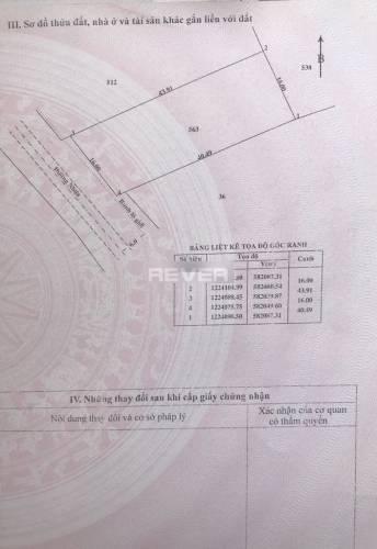 Bản vẽ đất nền Huyện Củ Chi Đất nền ngay ngã 3 Bến Đình - Tăng Thị Hội, diện tích 662m2 vuông vức.