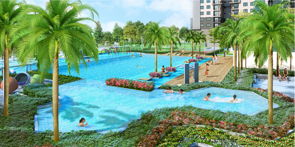 Tiện ích Saigon South Residence Căn hộ Saigon South Residence tầng 24 diện tích 74.77m2, đầy đủ nội thất.