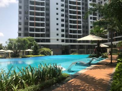 View căn hộ Safira Khang Điền Duplex Safira Khang Điền tầng trung, 4 phòng ngủ, diện tích 132m2.