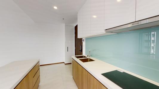 Bếp One Verandah Quận 2  Căn hộ One Verandah tầng trung, view sông mát mẻ.