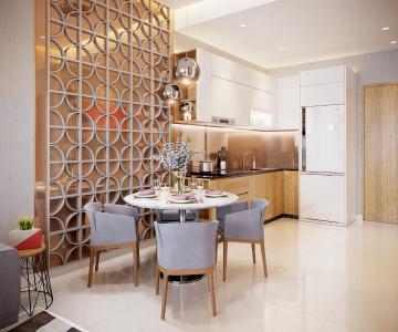 Nhà mẫu căn hộ Picity High Park Căn hộ Picity High Park hướng Đông view nội khu, không nội thất.