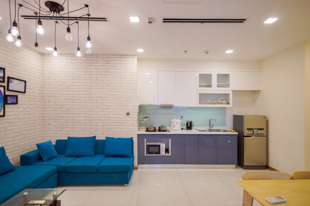 Căn hộ Vinhomes Central Park, Quận Bình Thạnh Căn hộ Vinhomes Central Park tầng 6 diện tích 51.2m2, đầy đủ nội thất.