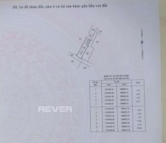 Bản vẽ đất nền Huyện Bình Chánh Đất nền cách đường Trần Văn Giàu 35m, diện tích 140.8m2, sổ đỏ chính chủ.