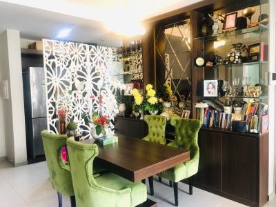 Phòng khách căn hộ The Gold View Căn hộ The Gold View, nội thất đầy đủ, view Bitexco