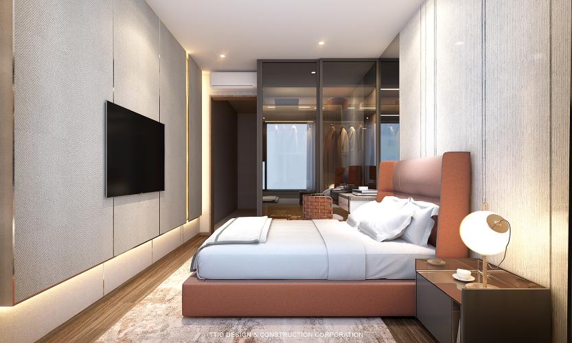 The Rivana - Phối cảnh thiết kế căn 2 phòng ngủ The Rivana