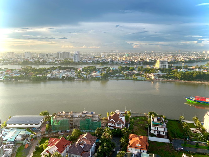 View căn hộ Xi Riverview Palace, Quận 2 Căn hộ Xi Riverview Palace tầng 23 view thoáng mát, nội thất cơ bản.