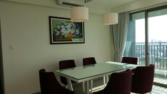 Phòng ăn căn hộ Riviera Point Căn hộ tầng cao Riviera Point nội thất đầy đủ, view thành phố sầm uất.
